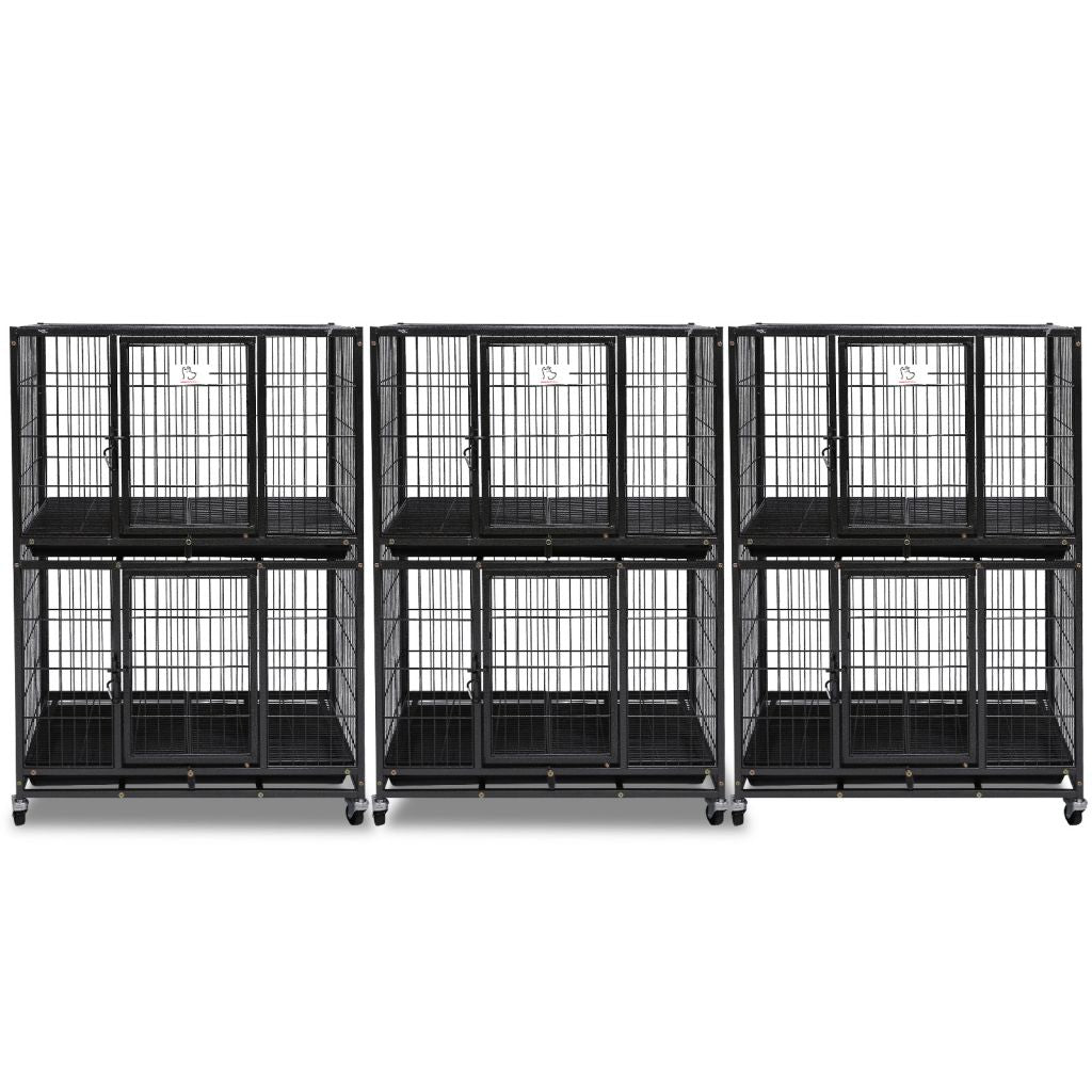 Jaula para perros de dos niveles de 31" 46A