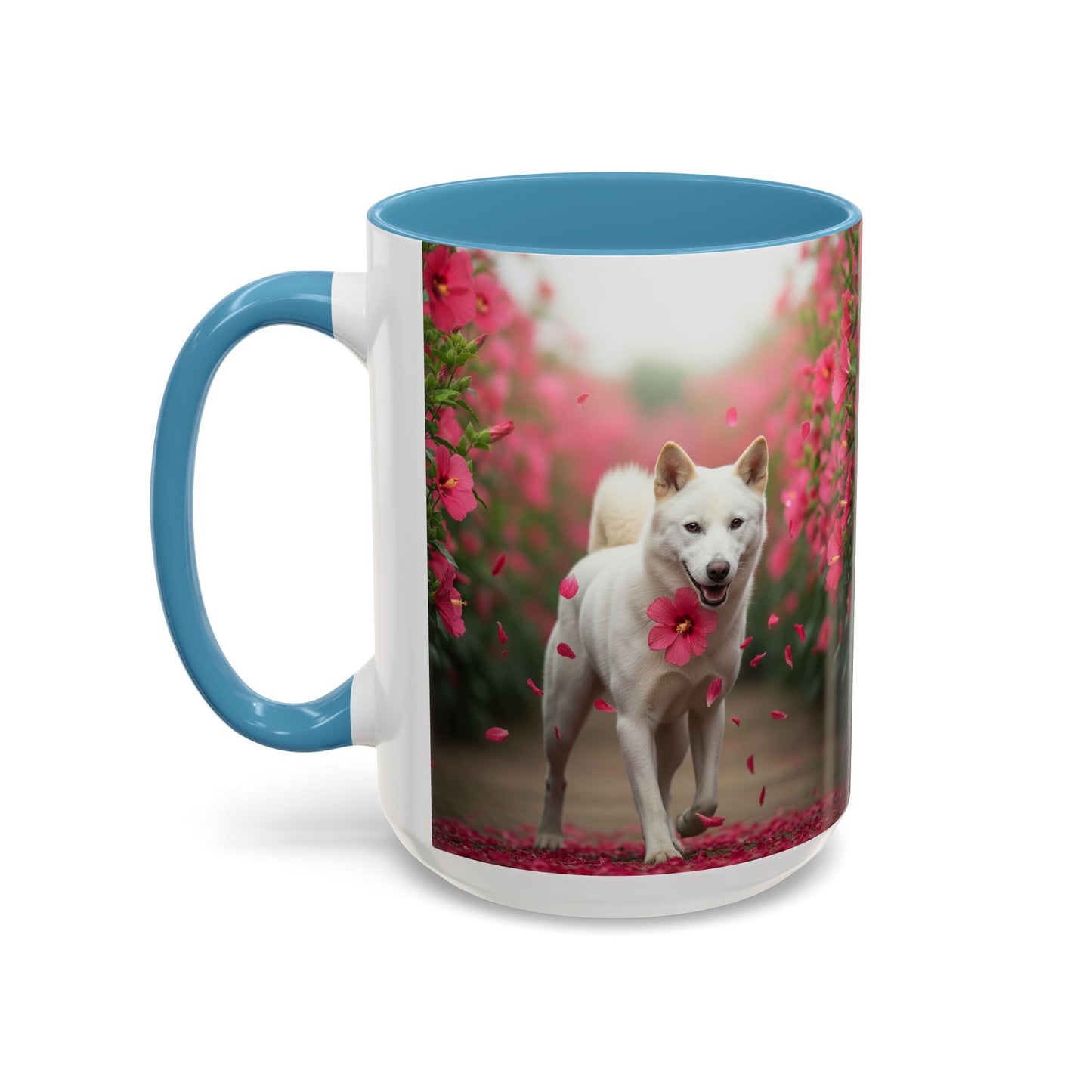 Taza de café con diseño de perro Jindo coreano: el regalo perfecto para los amantes de los perros.