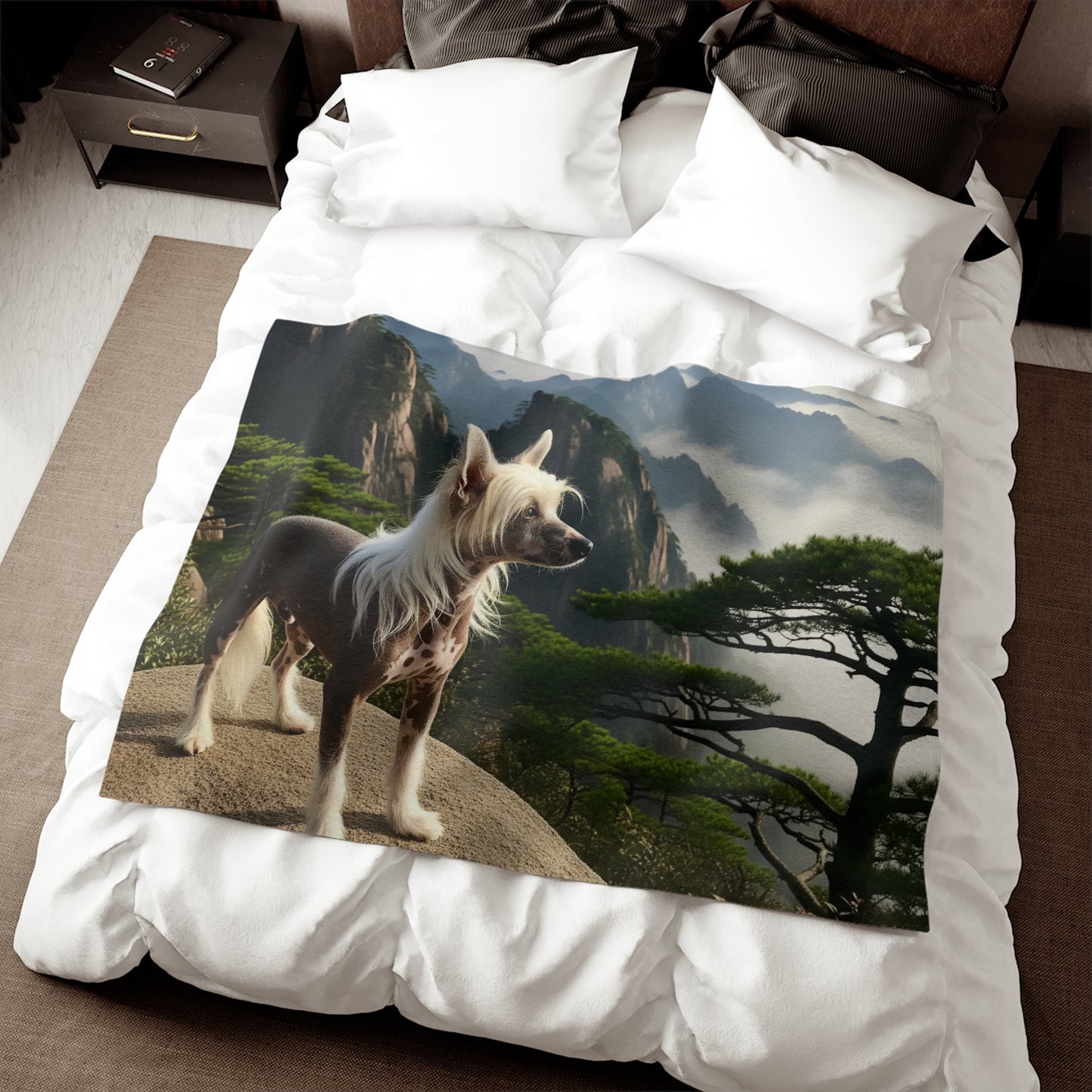 Chinese Crested Dog Blanket