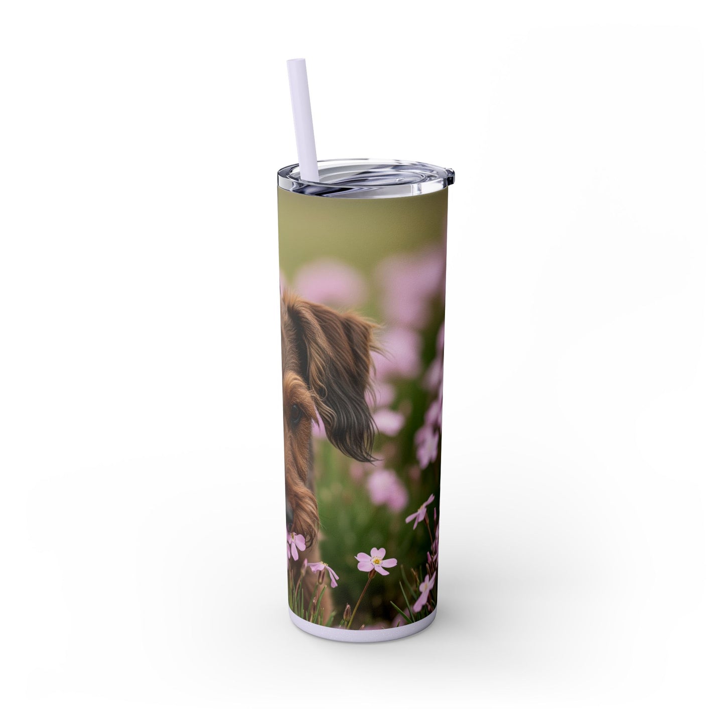 Gobelet isotherme Cesky Terrier avec paille, 590 ml