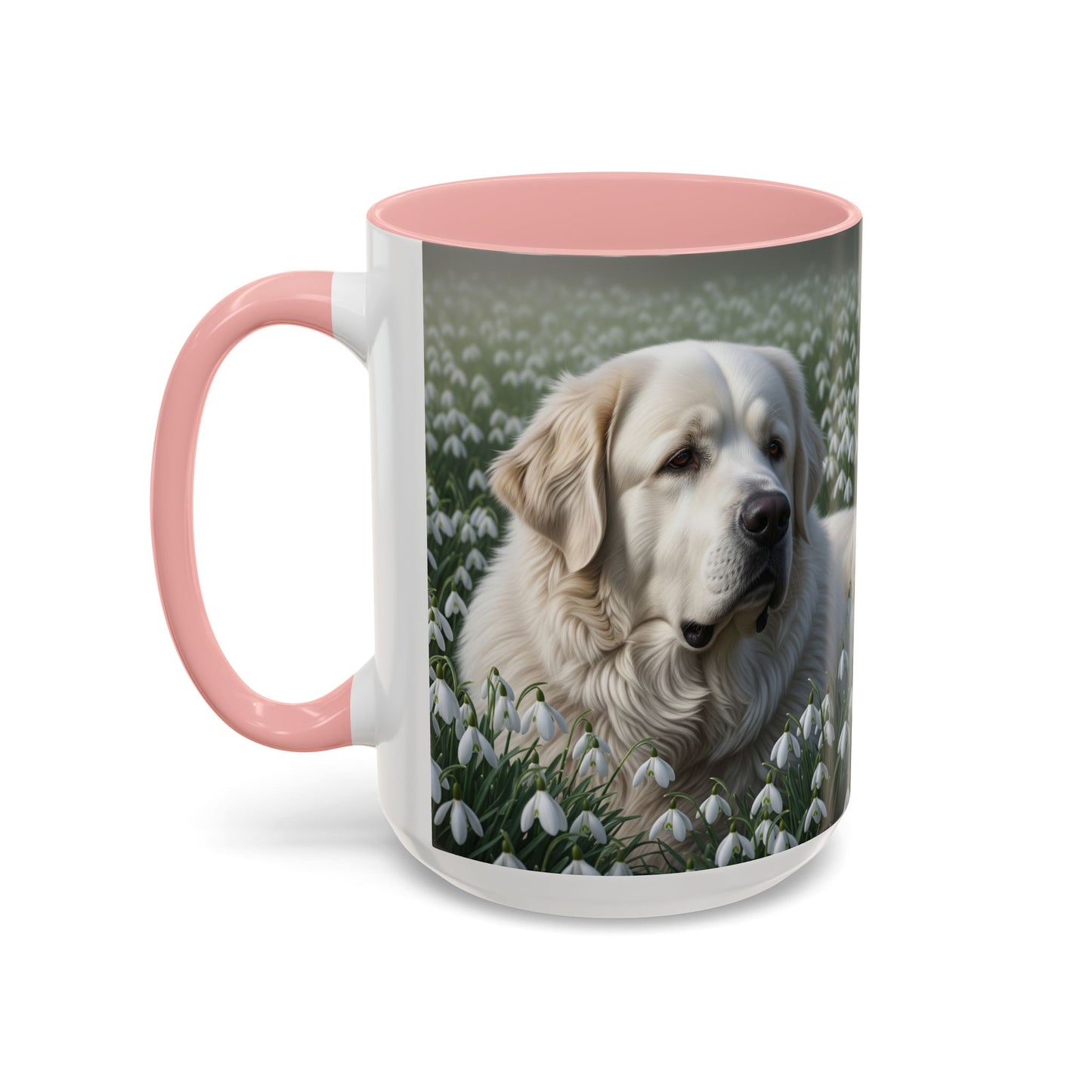Mug à café avec motif de mastiff des Pyrénées - Cadeau idéal pour les amoureux des chiens