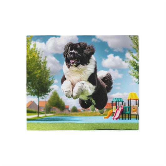 Landseer Sweatshirt Blanket