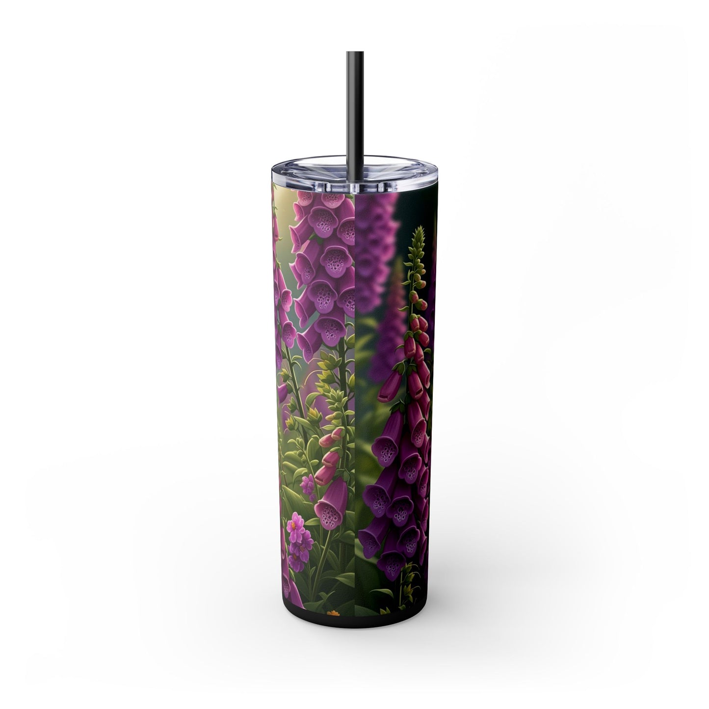 Skinny Tumbler with Straw – 20 oz Stainless Steel Cup