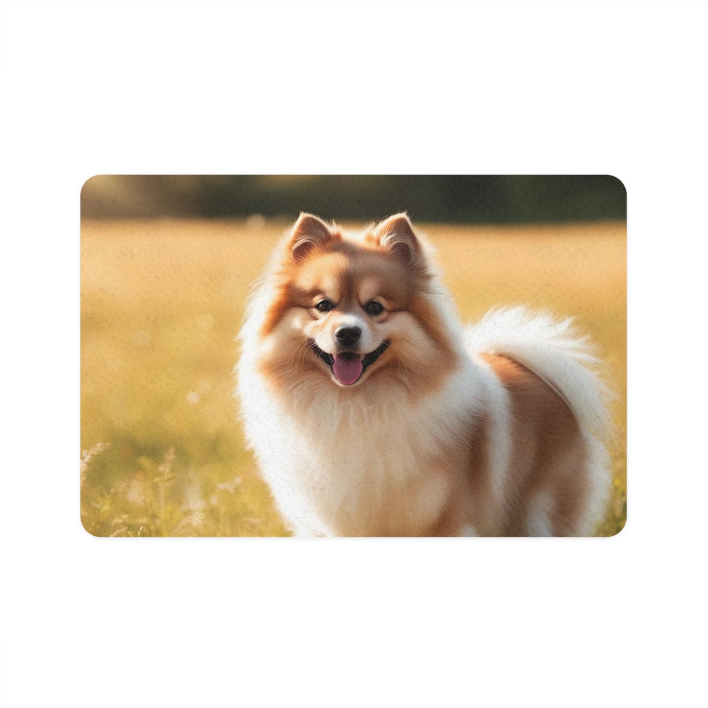 Pet Food Mat (12x18) - Keeshond