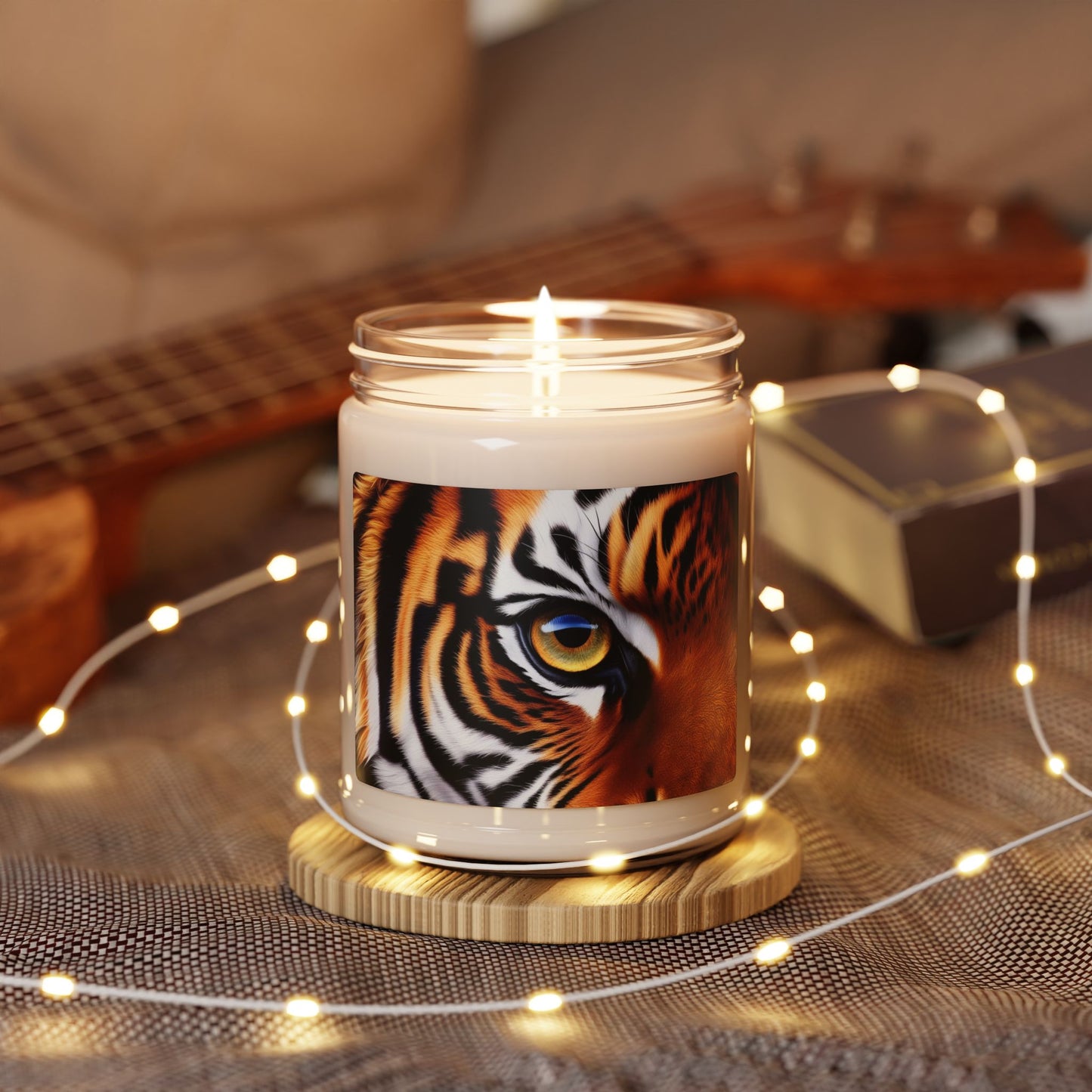 Close Up of a Tiger's Eye- Scented Soy Candle, 9oz