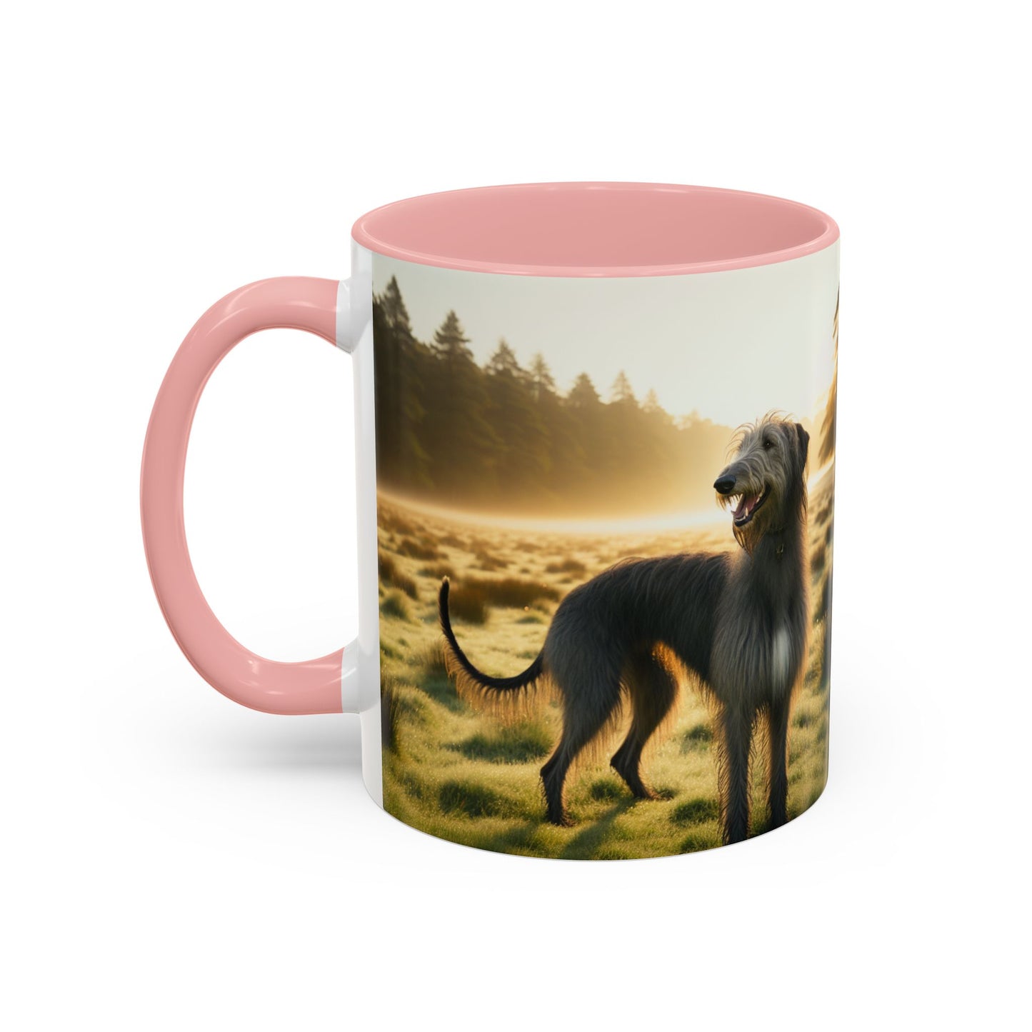 Scottish Deerhound Accent Coffee Mug - Perfect Gift for Dog Lovers