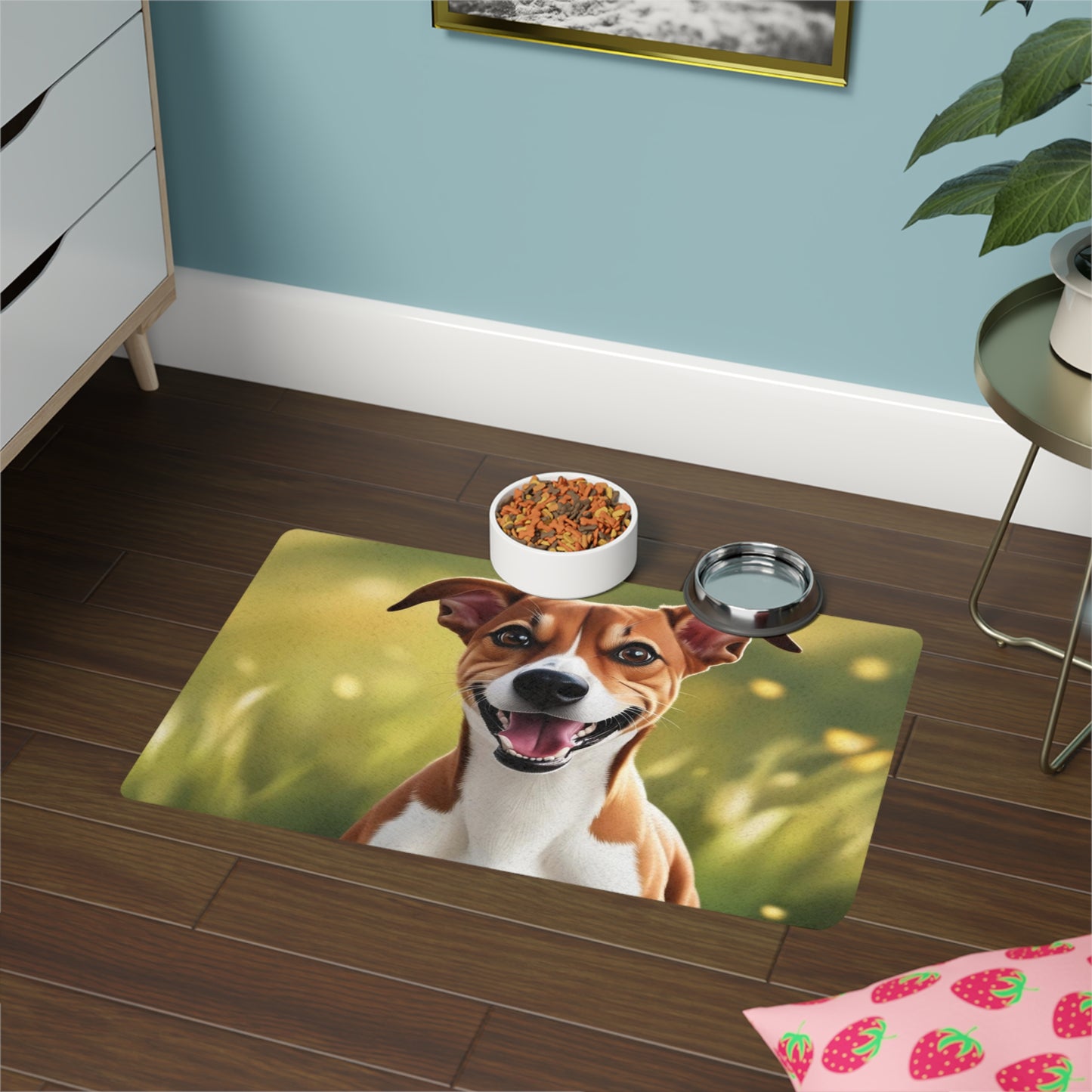 Pet Food Mat (12x18) - Basenji