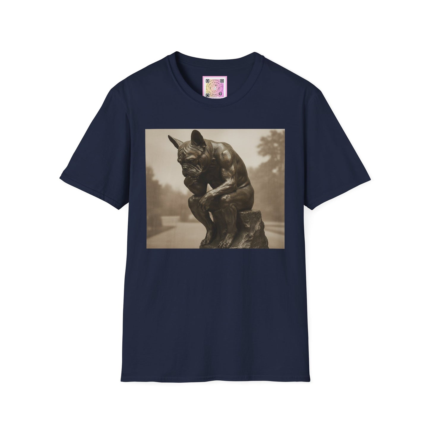 Canine Canvas Collection: Rodin Homage Tee Shirt