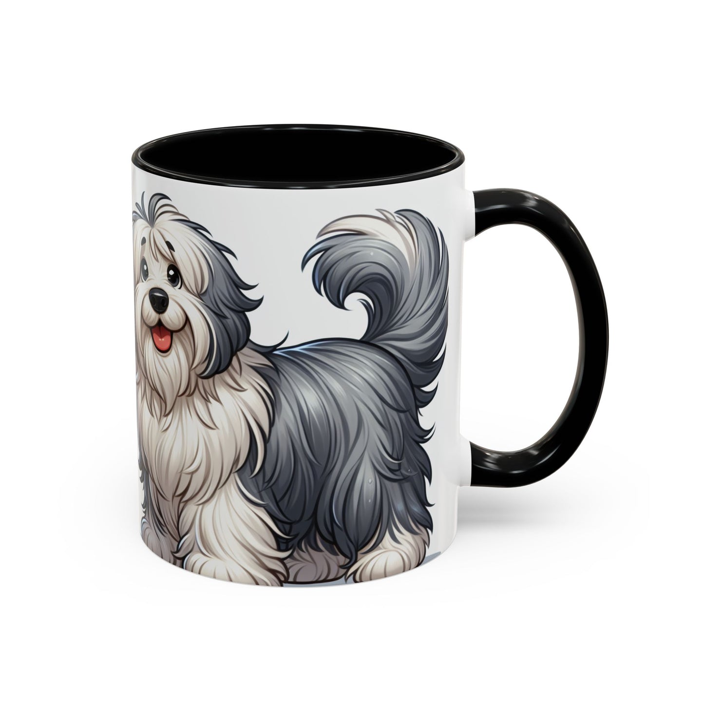 Mug à café à motif de bobtail - Cadeau idéal pour les amoureux des chiens