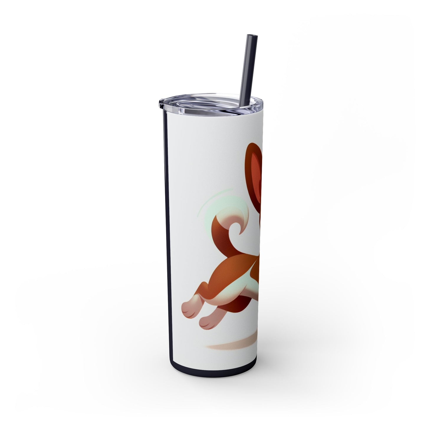 Basenji Tumbler with Straw, 20oz
