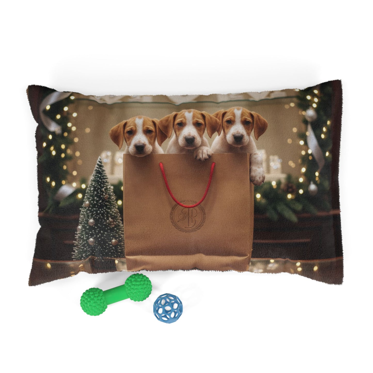 Cute Puppies in Gift Bag Dog Bed