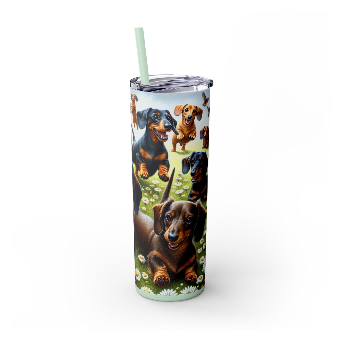 Dachshund with Straw, 20oz