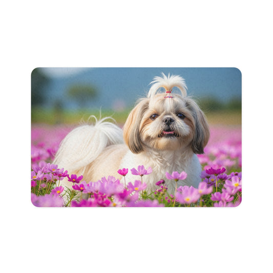 Pet Food Mat (12x18) - Shih Tzu
