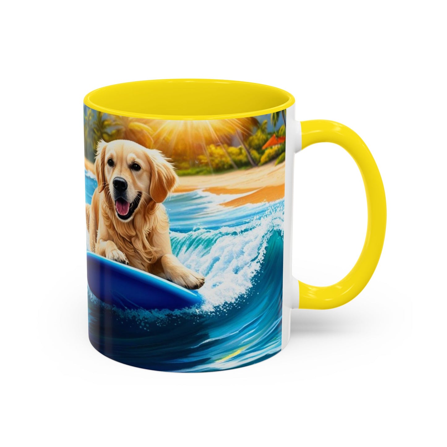 Taza de café con detalles de Surf Dogs: el regalo perfecto para los amantes de los perros