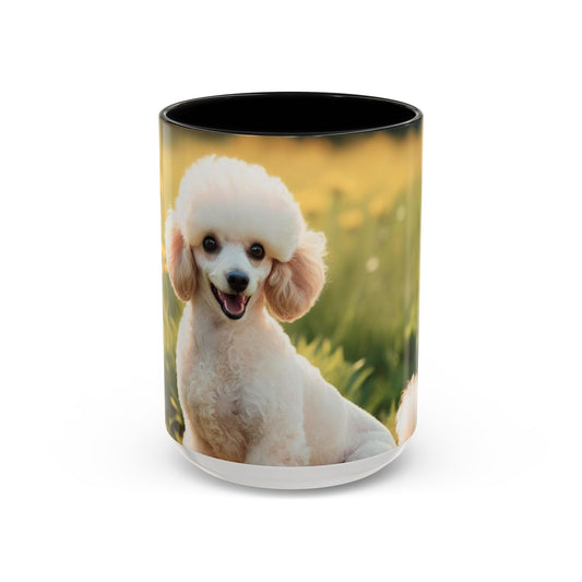 Taza de café con diseño de caniche miniatura: el regalo perfecto para los amantes de los perros.