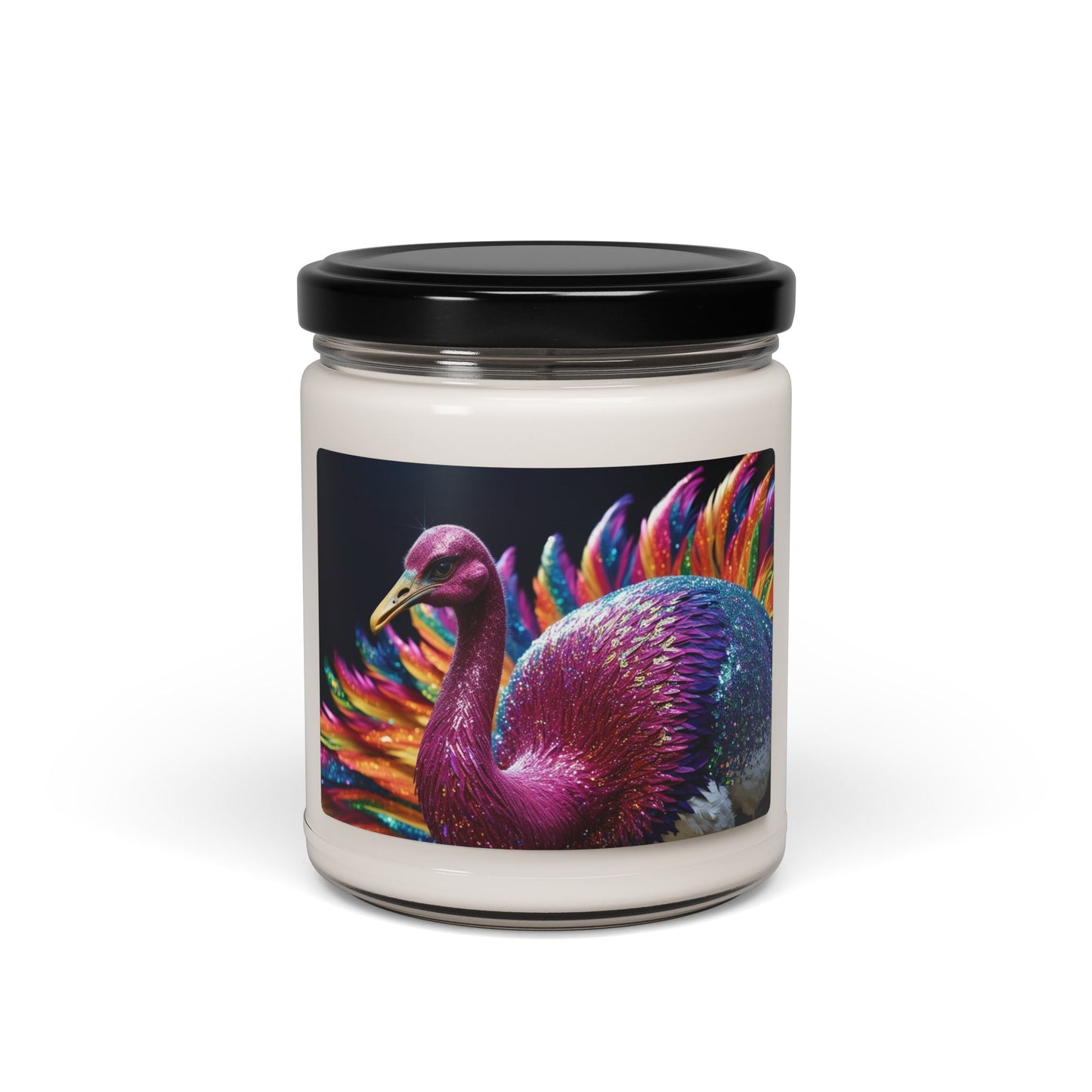 Glittery Emu- Scented Soy Candle, 9oz