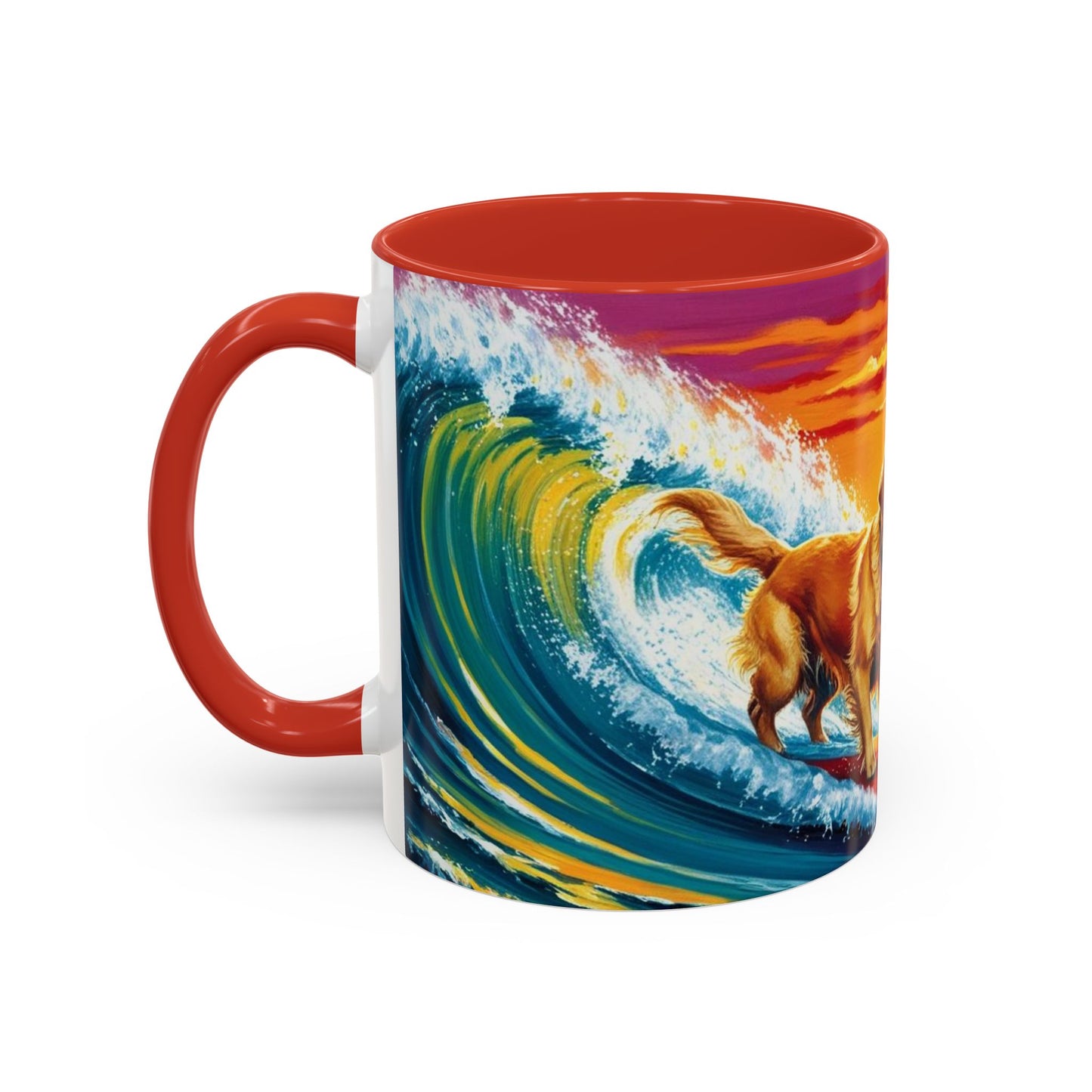 Taza de café con detalles de Surf Dogs: el regalo perfecto para los amantes de los perros