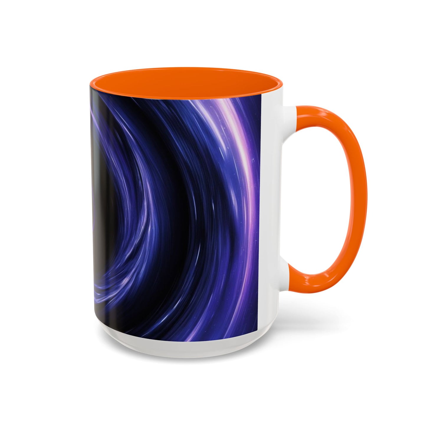 Optical Illusion Accent Mug – Ceramic Coffee Cup
