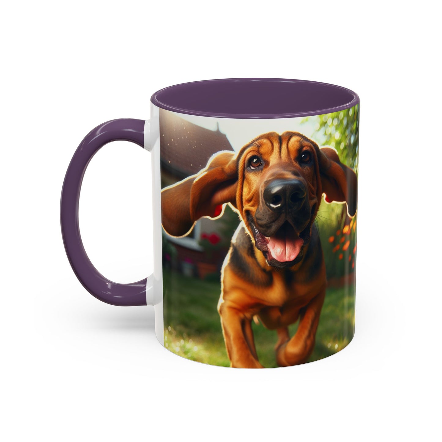 Bloodhound Accent Coffee Mug - Perfect Gift for Dog Lovers