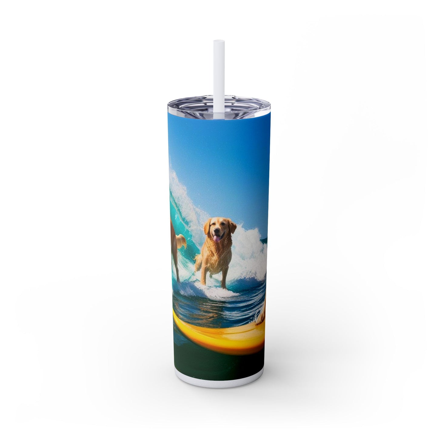 Surf Dogs Tumbler with Straw, 20oz