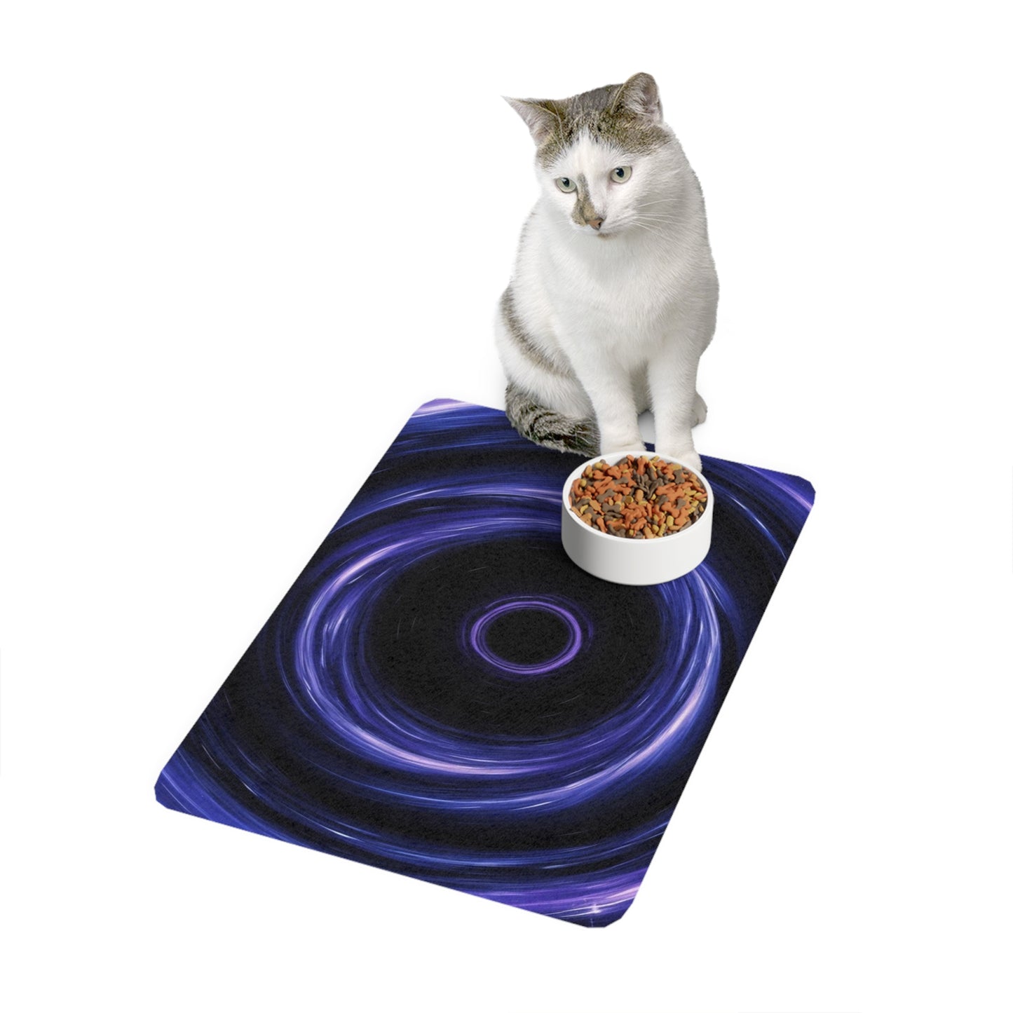 Pet Food Mat (12x18) - Optical Illusion