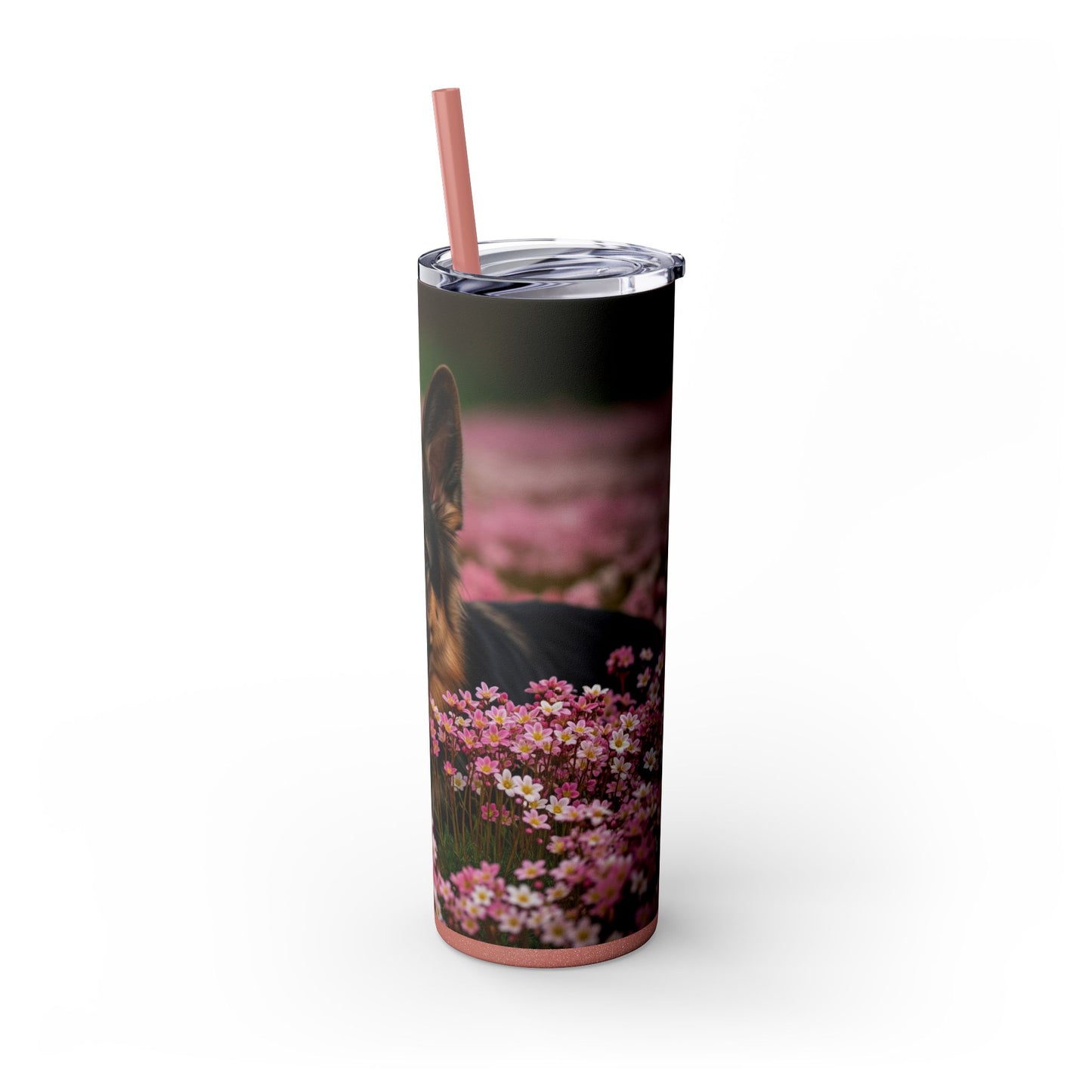 German Shepherd Tumbler with Straw, 20oz