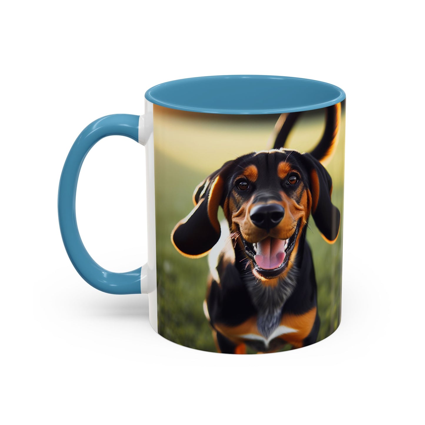 Black and Tan Coonhound Accent Coffee Mug - Perfect Gift for Dog Lovers