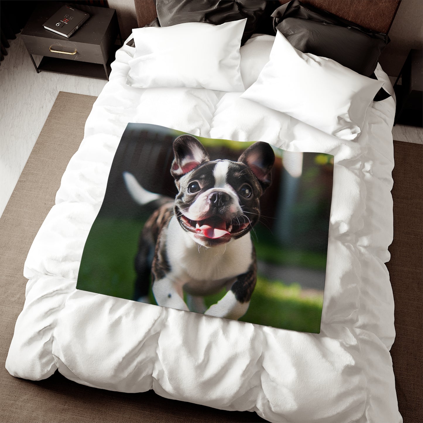 Frenchton Sweatshirt Blanket