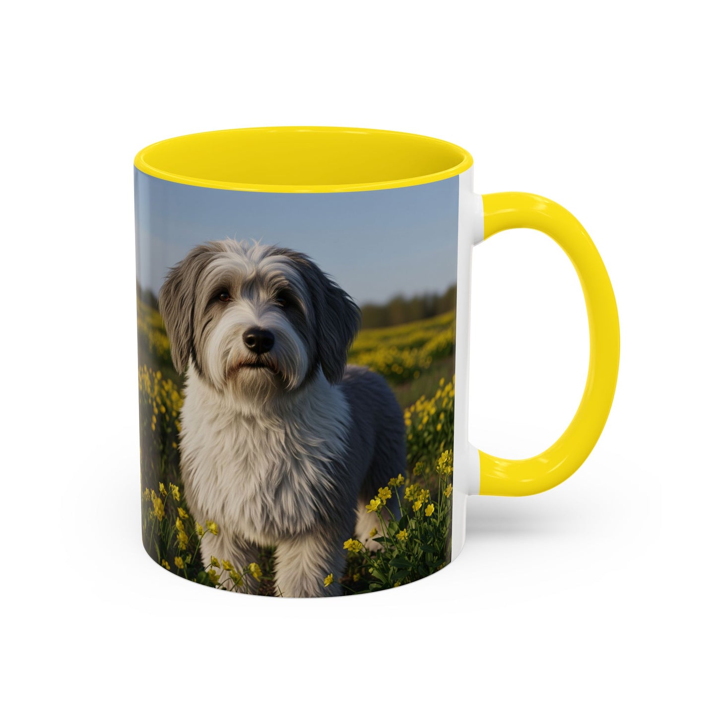 Taza de café con diseño de perro pastor polaco de las tierras bajas: el regalo perfecto para los amantes de los perros.