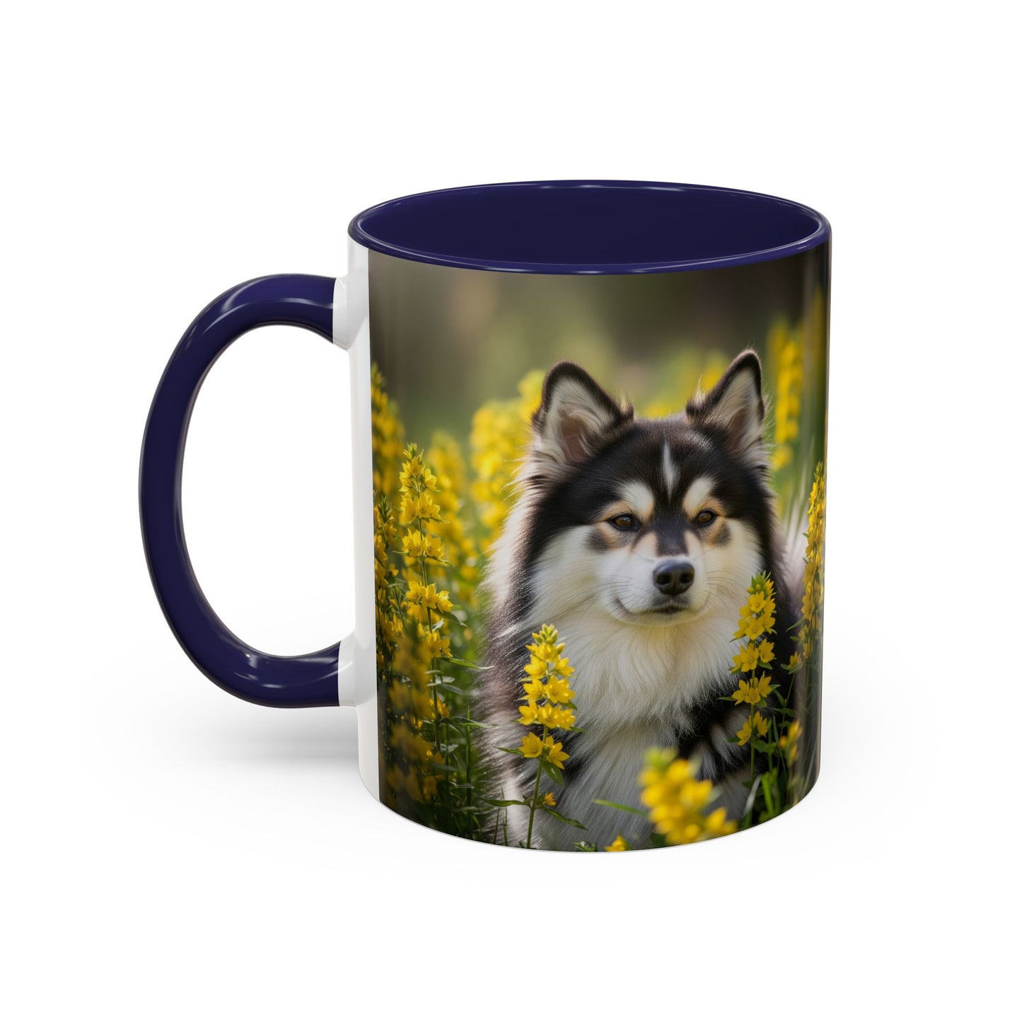 Taza con diseño de perro lapón sueco: el regalo perfecto para los amantes de los perros.