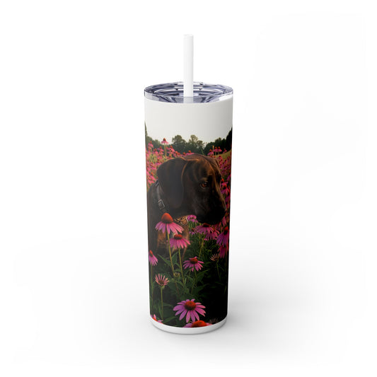 Treeing Tennessee Brindle Tumbler with Straw, 20oz