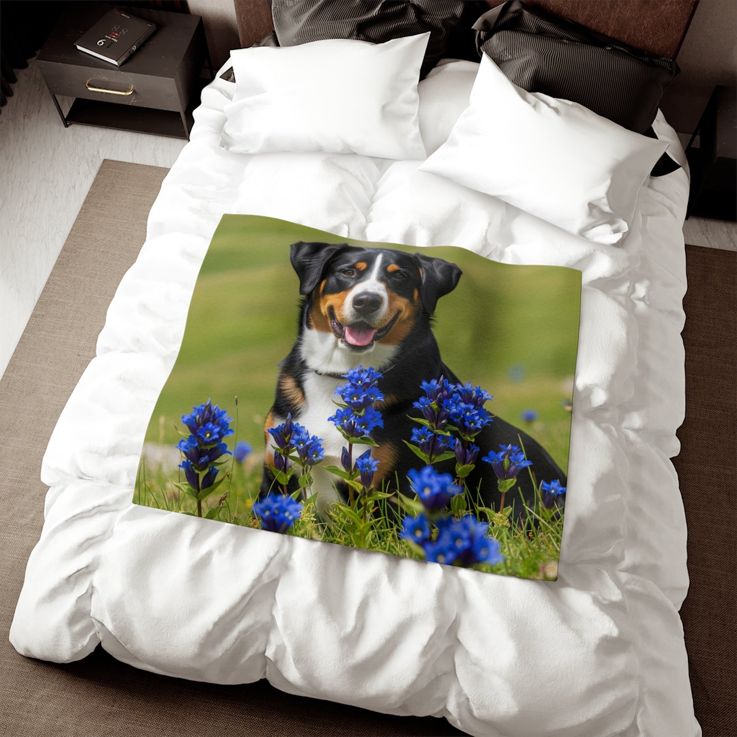 Appenzeller Sennenhund Sweatshirt Blanket