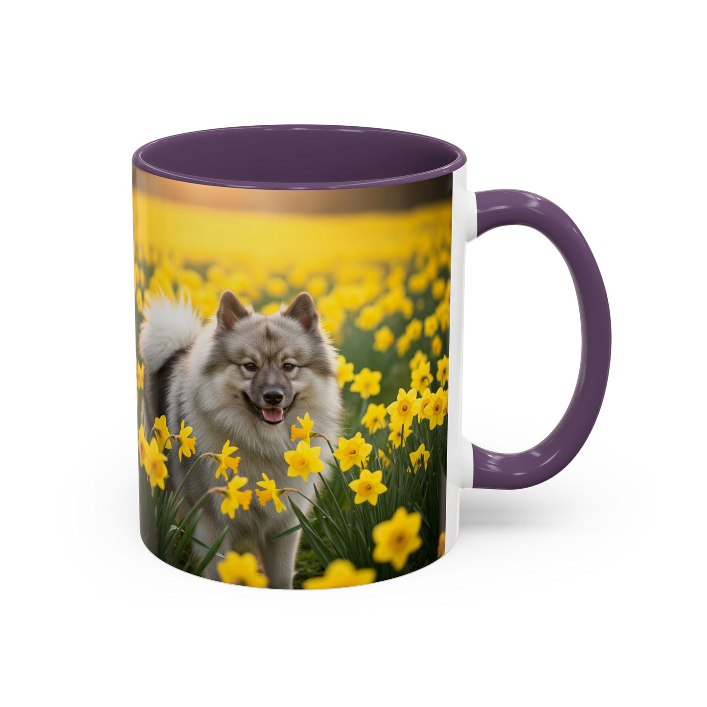 Taza con detalles de Keeshond: el regalo perfecto para los amantes de los perros