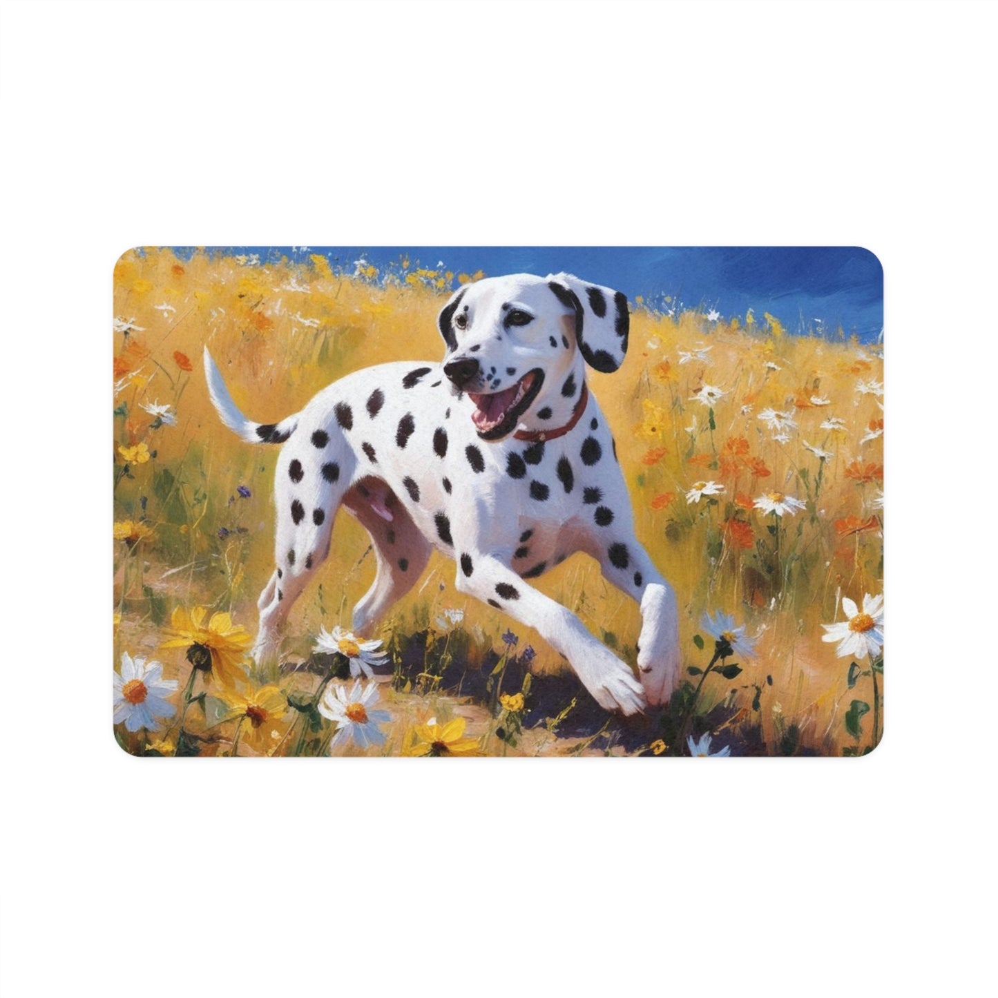 Pet Food Mat (12x18) - Dalmatian