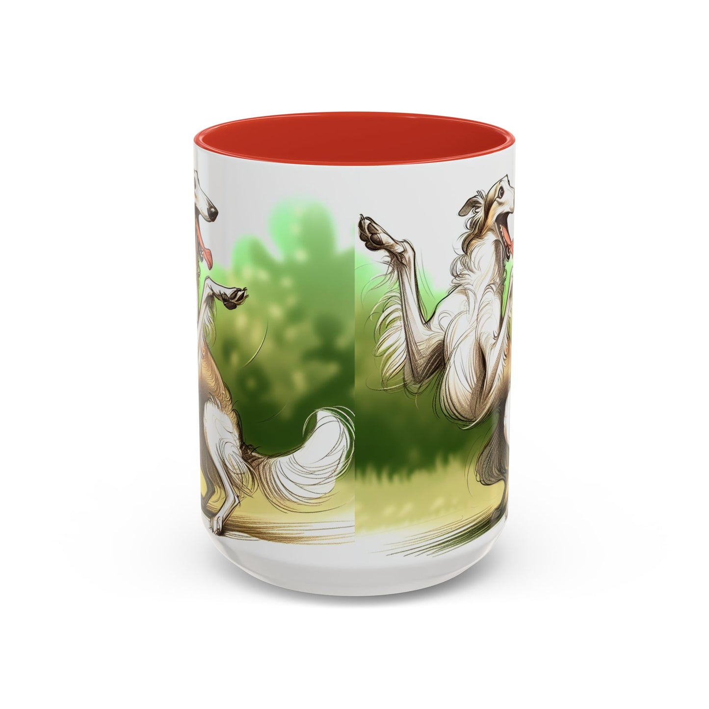 Borzoi Accent Coffee Mug - Perfect Gift for Dog Lovers