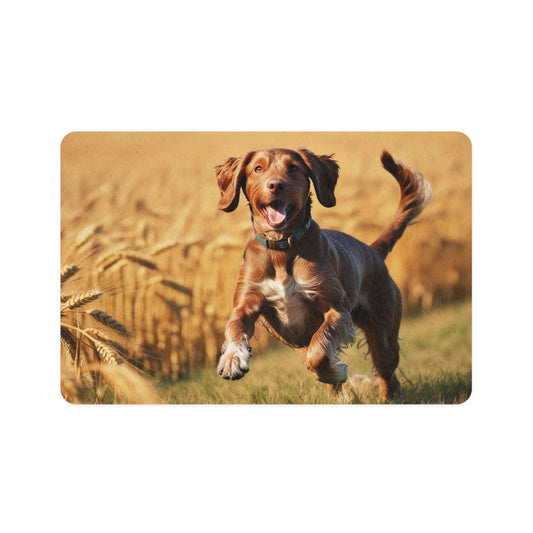 Pet Food Mat (12x18) - Hungarian Wirehaired Vizsla