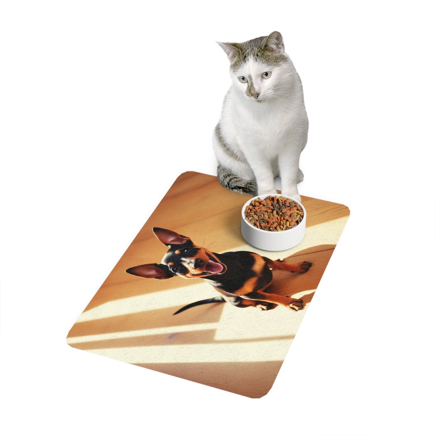 Pet Food Mat (12x18) - Miniature Pinscher