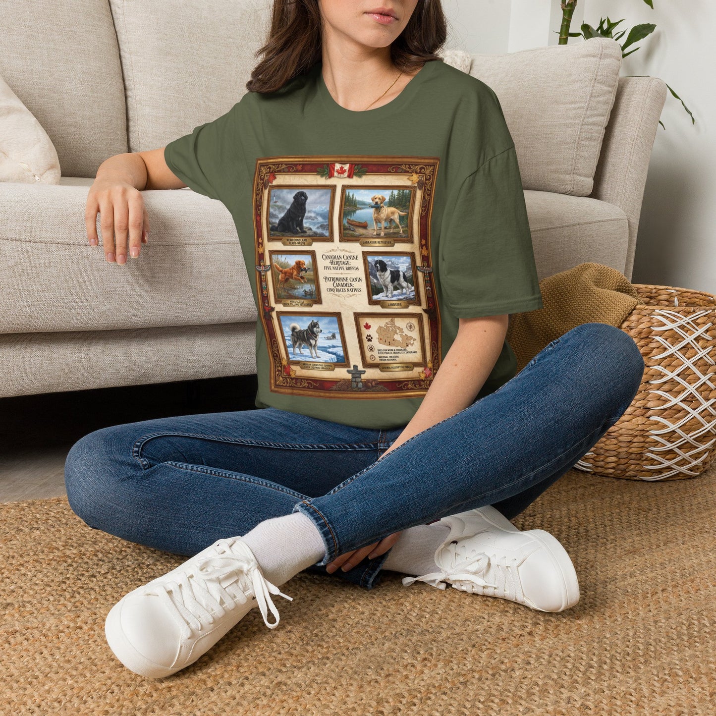 Canadian Canine Heritage Tee Shirt