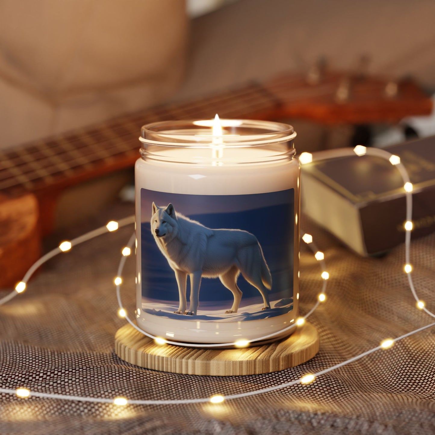 White Wolf- Scented Soy Candle, 9oz