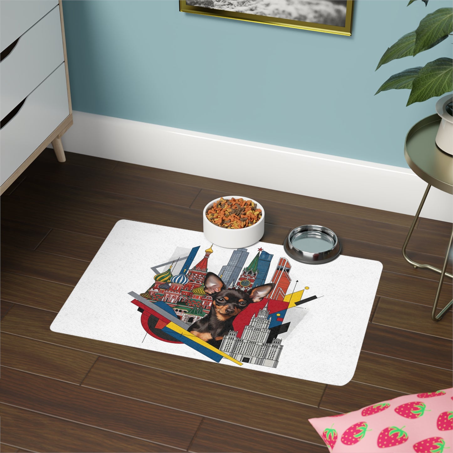Pet Food Mat (12x18) - Russian Toy