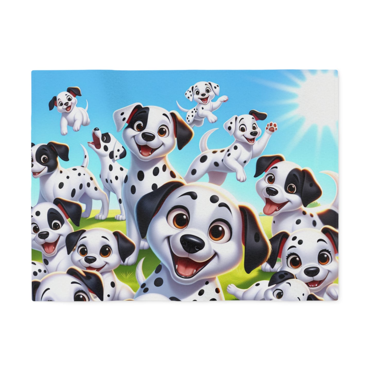 Dalmatian Sweatshirt Blanket