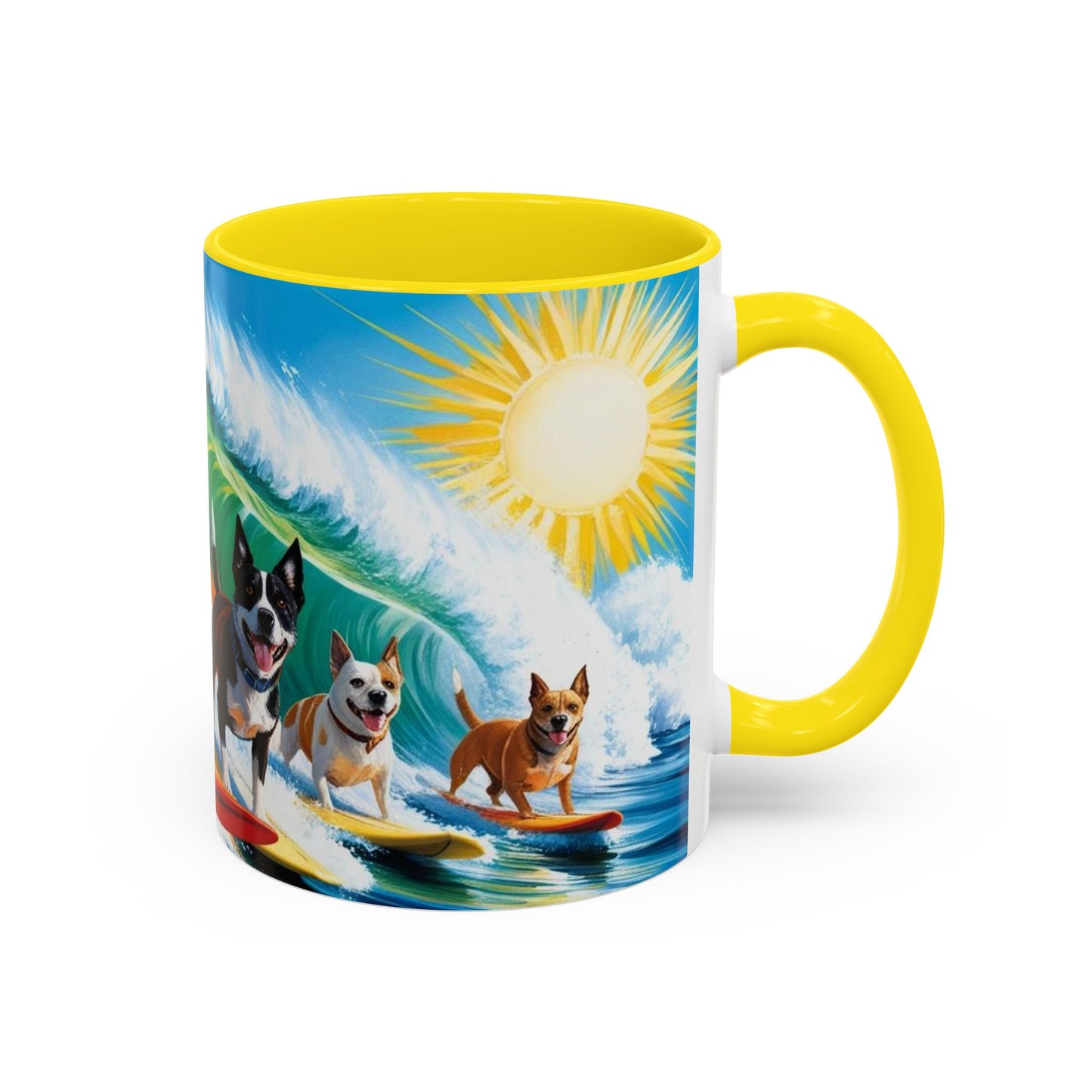 Taza de café con detalles de Surf Dogs: el regalo perfecto para los amantes de los perros