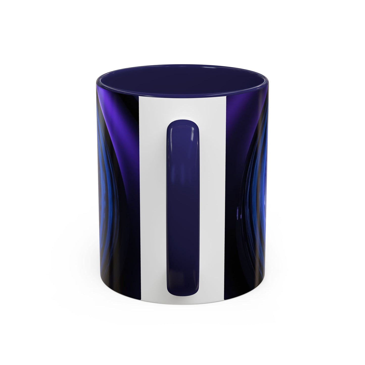 Optical Illusion Accent Mug – Ceramic Coffee Cup