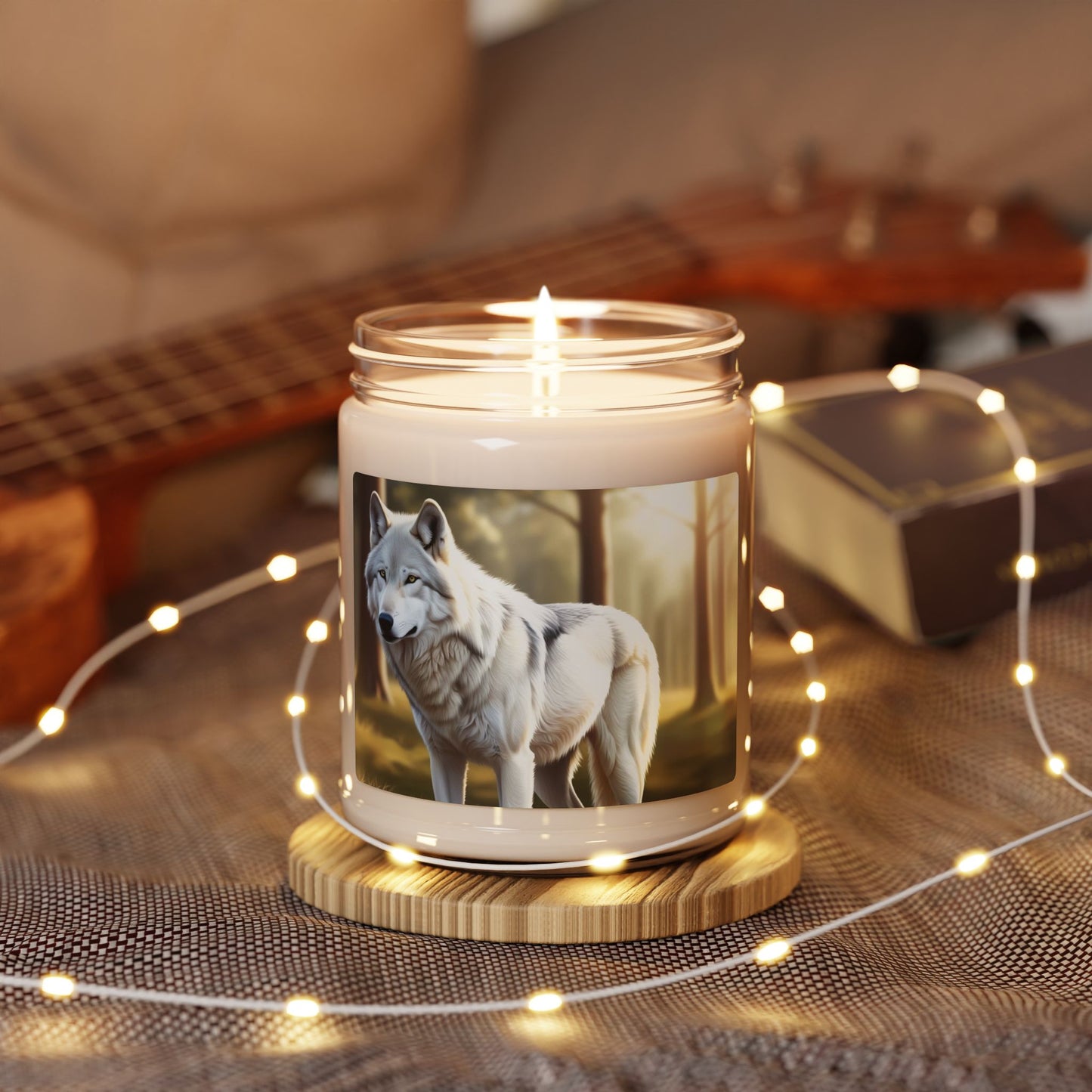 White Wolf- Scented Soy Candle, 9oz