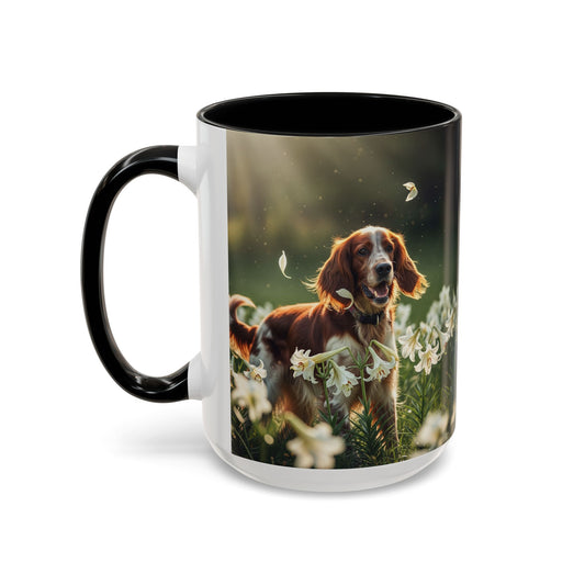 Irish Red and White Setter Accent Coffee Mug - Perfect Gift for Dog Lovers