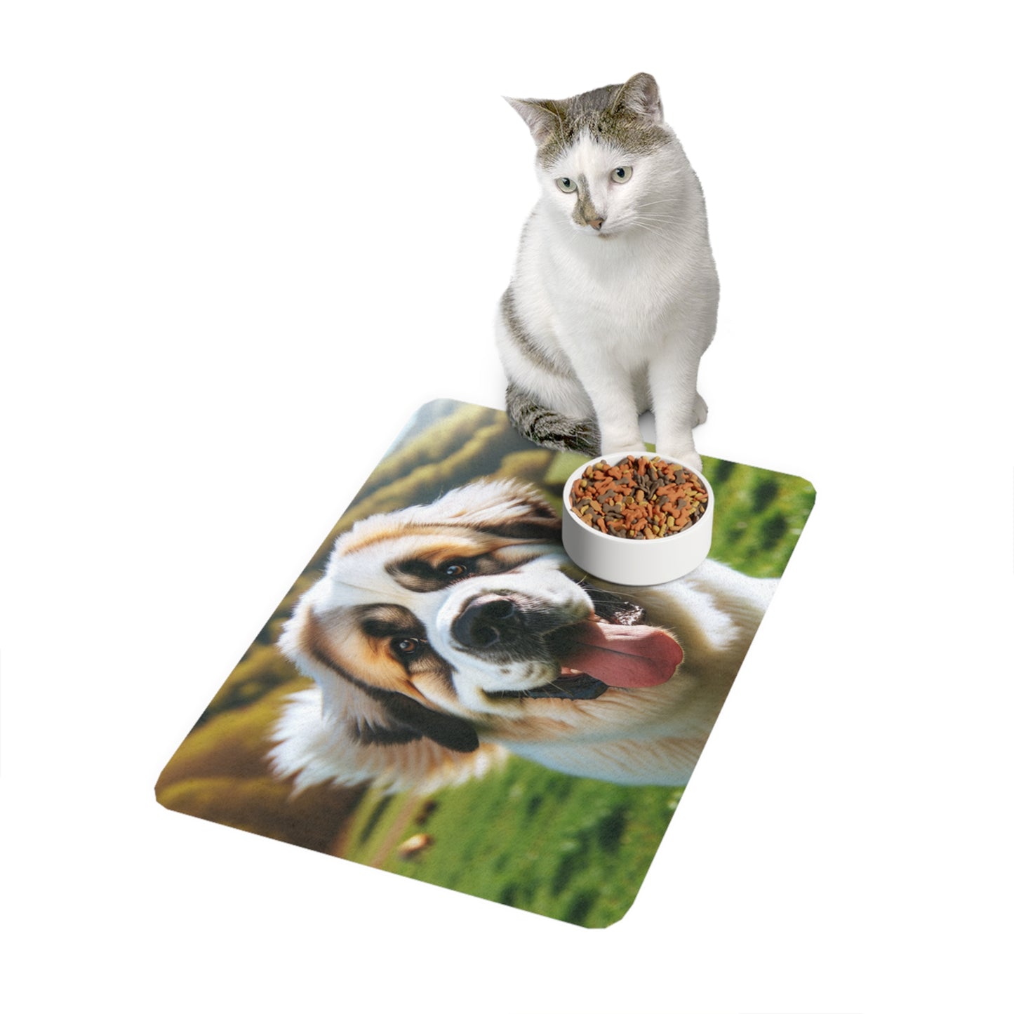 Pet Food Mat (12x18) - Pyrenean Mastiff