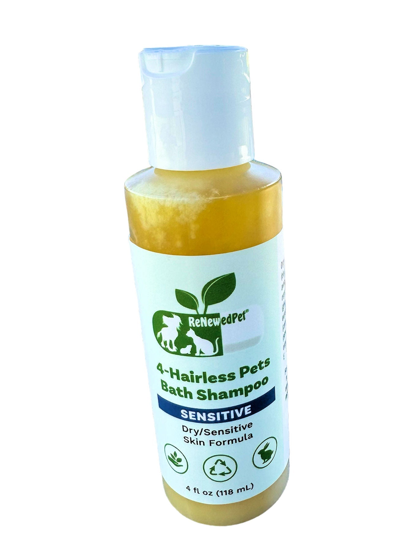 4-SHAMPOING SENSIBLE POUR ANIMAUX SANS POILS