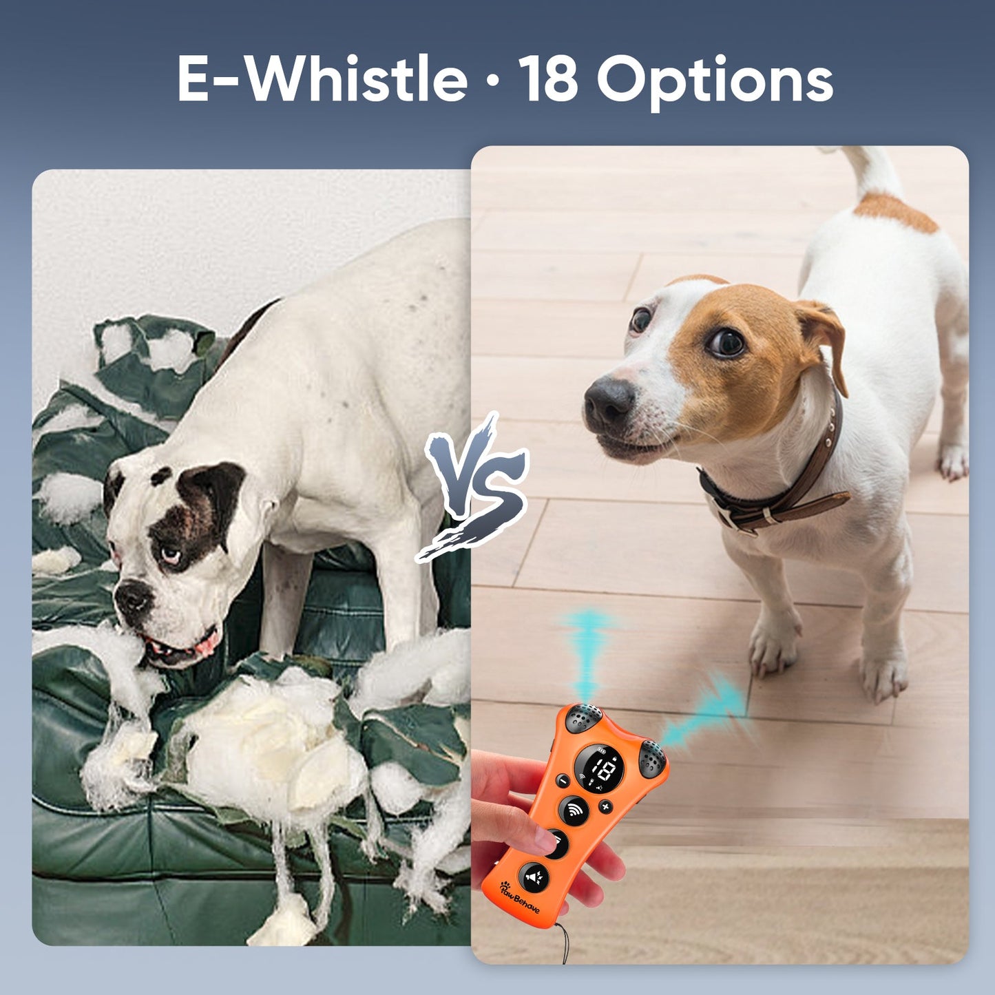 PawBehave Adjustable Ultrasonic Dog Trainer – World's First Variable Frequency Pet Behavior Corrector