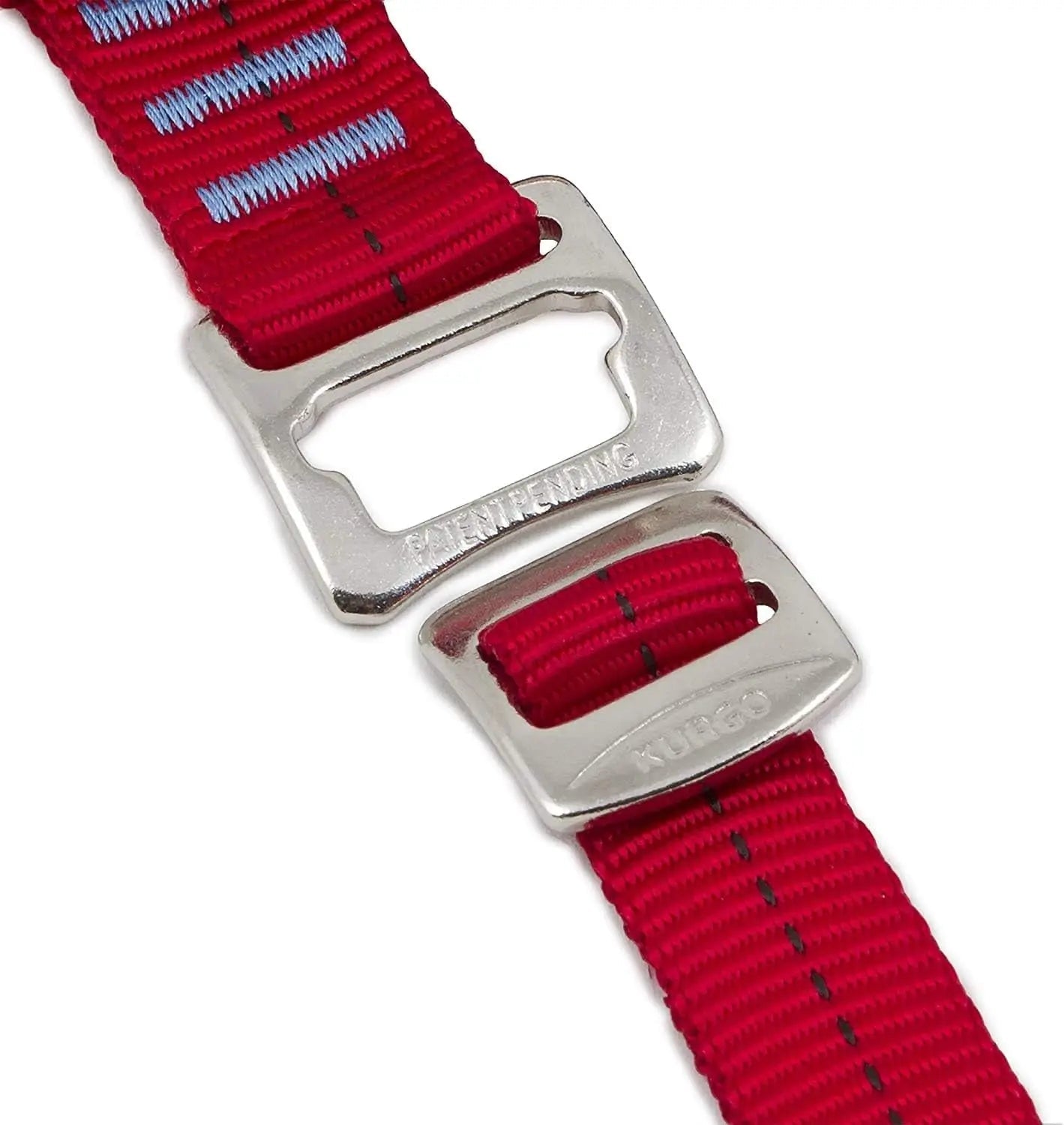 Arnés para coche Tru-Fit de resistencia mejorada para perros - Probado contra choques para mayor seguridad - Placa de pecho ancha - Hebillas anidadas de acero - Incluye correa de seguridad - Rojo - Mediano