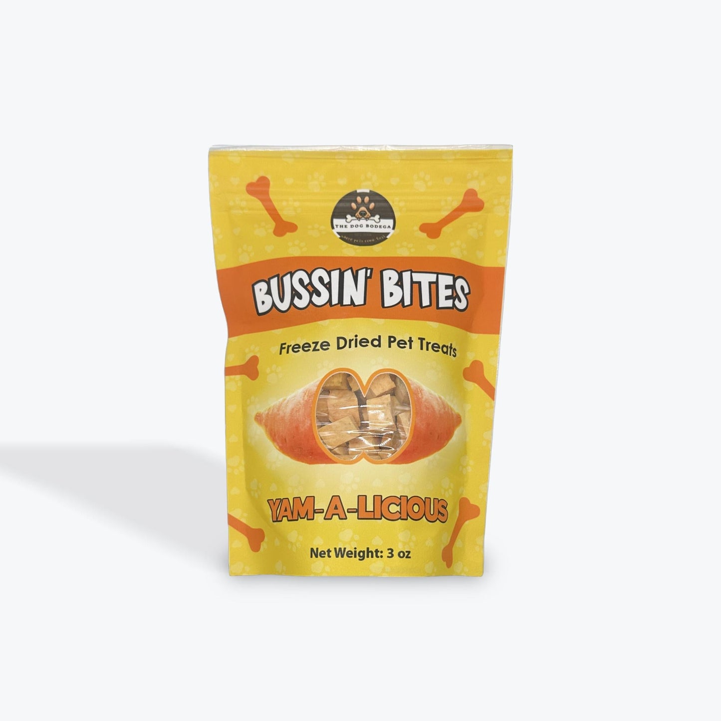 Friandises lyophilisées de haute valeur, composées d'un seul ingrédient, pour chiens et chats - Patate douce